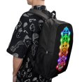 thumbnail image 5 of Demon Geometry Dash Backpack Casual Daypack School Bag Bookbag Satchel Rucksack Shoulder Multipurpose Laptop Backpack, 5 of 5