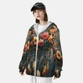 thumbnail image 3 of Vsdgher Sweat à Capuche Imprimé Floral Attrape-Rêves Élégance pour Hommes Femmes, Manches Longues Protection Solaire Pêche Course Natation-3TG, 3 of 7