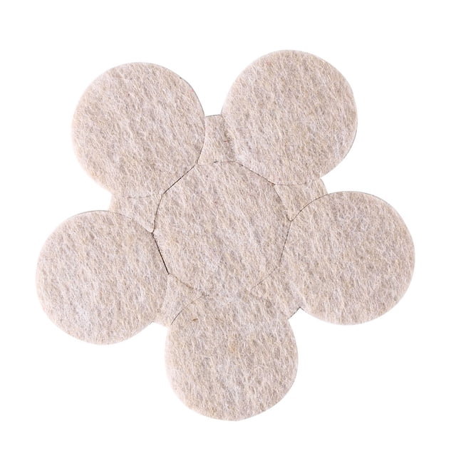 UPOUART 10Ud Protección Para Con Almohadillas Redondas De Fieltro Beige Para Muebles Y Sillas