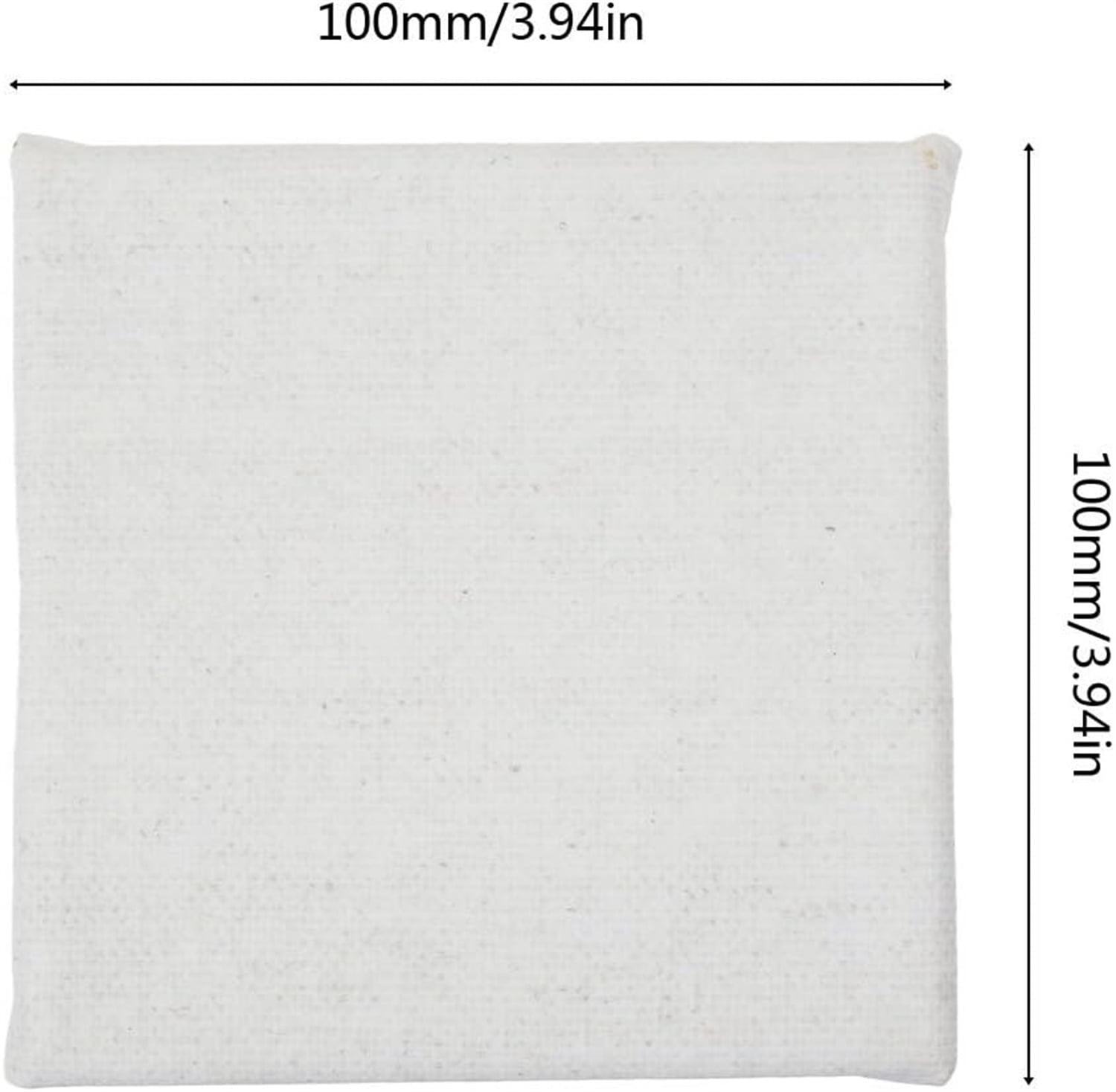 12 Pack Mini Canvas Panels 4" x 4",Happon Blank Framed Canvas Panels,Small Cotton Stretched Canvas Boards for Painting Craft Drawing Small Acrylics Canvas