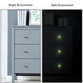 thumbnail image 3 of HemaKayy 4 Pack 1.18" Decorative Cabinet Knobs - Add a Magical Glow to Your Cabinets - Durable & Stylish Drawer Handles - Perfect for Home, Kitchen Decor - Blue Butterfly Ink Paint Flowers, 3 of 6