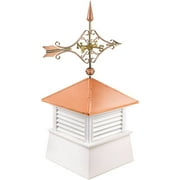 Good Directions 26" Square Manchester Vinyl Cupola with Cottage Victorian ArrowH