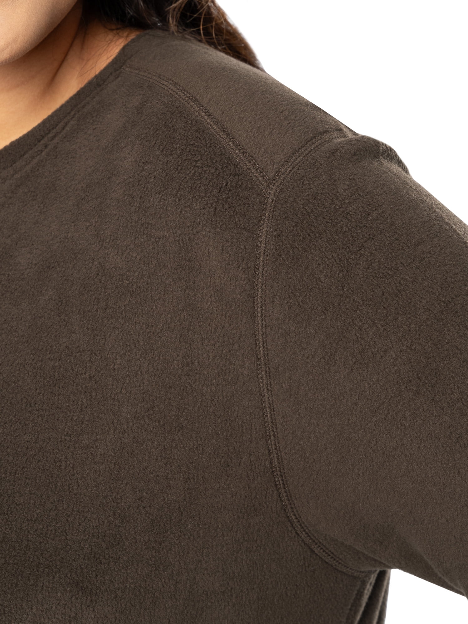 Fruit of the Loom Women's Stretch Fleece Thermal Top and Bottom Set, Sizes S-4X