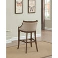 thumbnail image 5 of Houston Oversized Warm Brown Solid Wood Bar Stool, 5 of 6