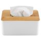 thumbnail image 1 of Caja de Pa?uelos Faciales Funda de Servilleta Caja de Bambú Extraíble/Caja de Pa?uelos Organizador de Almacenamiento para Oficina En El Hogar(Rectangle) EOTVIA NO, 1 of 4