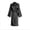 Black, variant on ZQUUVOU Women's Satin Kimono Robe Feather Trim Silk Robes Bridesmaid Robes Bridal Party Sleepwear Gown Wedding Makeup Robes Beige A