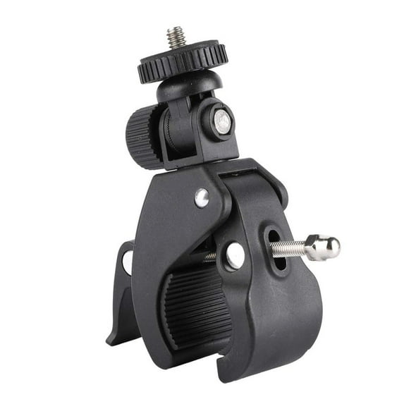 Bike Bracket Bicycle Mount Holder Handlebar Mount Holder for Bluetooth Speakers GoPro Hero Cameras Bicycle Handlebar Camera Clamp Bracket 360 Degree Rotation Tripod