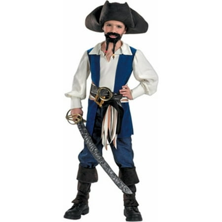 Child Captain Jack Sparrow Costume~Large 10-12 / Blue