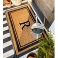 thumbnail image 3 of A1HC Natural Rubber & Coir Flocked Doormat, 30x48, Monogrammed Door Mat For Front Door, Anti-Shed Treated Durable Mats for Entrance, 3 of 7