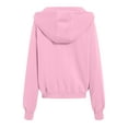 thumbnail image 6 of UngA Zip Up Hoodie Women Cropped Sweatshirts Jackets Casual Comfy Gym Tops Fall Outfits Winter Clothes 2025 Women's Hoodies (Red,L), 6 of 6