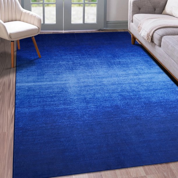 ZACOO 5' x 7' Area Rug Modern Ombre NonShedding Non Slip Low Pile Area