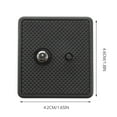 thumbnail image 3 of 2Pcs Tripod Mount Tripod Quick Release Plate 1/4 Inch Screw Tripod Camera Mount, 3 of 7