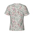 thumbnail image 6 of Vsdgher Fairy Floral Print Men's Dry Fit Mesh Athletic Shirts Moisture Wicking Tennis T-Shirt Tops, 6 of 9