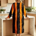 thumbnail image 6 of PNTUTB Women's Plus Size Nightgown Halloween Print Crew Neck Long Sleeve Sleepwear Dress Comfortable Loose Casual Trendy Maxi Dress, 6 of 7