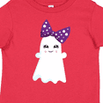 thumbnail image 4 of Inktastic Halloween, Ghost, Ribbon, Bow, Trick or Treat, Boo Girls Toddler T-Shirt, 4 of 5