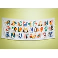 thumbnail image 4 of Alphabet Pictures Tapestry for Kids Educational Letters Words ABCs Wall Hanging for Bedroom Classroom Large 72x28, 4 of 6