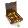 thumbnail image 2 of Gorgeous 30 Note Spring Roses Inlay Musical Jewelry Box with Lock and Key - Let it go, 2 of 2