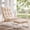 Beige, variant on Omniberg Outdoor Lounge Chair with Ottoman, Oversized Papasan Chair with Puffy Cushion and Foot Rest, Comfort Patio Lounger for Yard Deck Garden and Indoor Use, Pink