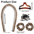 thumbnail image 3 of Ponpon 2PCS No Heat Hair Curlers Rod Headband, No Heatless Curling Hair Rollers for Long Hair, Silk Ribbon Soft Foam Hair Rollers to Sleep in Overnight with Hair Clips Scrunchie Rubber Band, 3 of 6