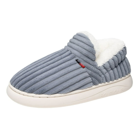 Shadoumai Slipper Booties For Women Men Cozy Stylish Slipper Winter Fuzzy Warm Thick-Soled House Cloud Slides With Anti-Slip Sole