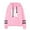 Pink, variant on Fesfesfes Women Hooded Lightweight Long Sleeve Casual Pullover Hooded Tops Under $10