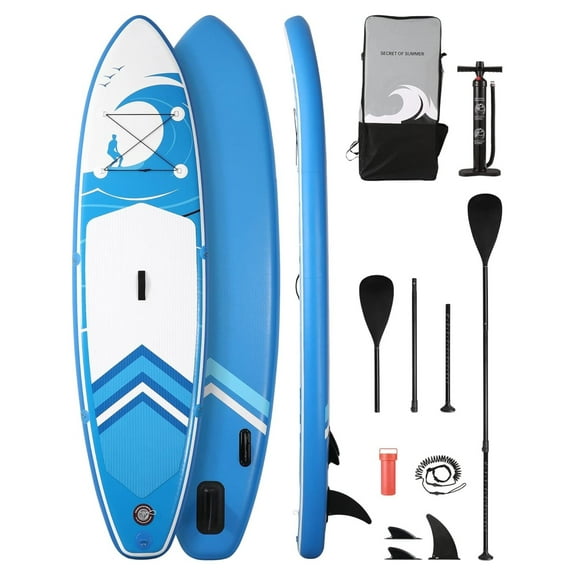 Paddle Board Stand Up Paddle Board 6 inches Thick Board with ISUP Accessories & Carry Bag & Fast Pumping for Adults & Youth for Paddling Surfing Fishing Yoga