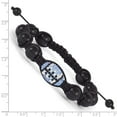 thumbnail image 2 of Fashion Bracelet Adjustable & Stretch Wrap Crystal mm in Swarovski Football Macrame, 2 of 2