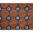 thumbnail image 4 of oneOone Polyester Lycra Fabric Leaves & Floral Block Printed Fabric 1 Yard 56 Inch Wide, 4 of 4
