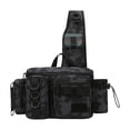 thumbnail image 1 of jinwen Fishing Tackle Storage Bag Rod Holder Nylon L Size Black Pattern, 1 of 9