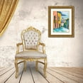 thumbnail image 3 of Vertentes, Jeanette 19x24 Gold Ornate Wood Framed with Double Matting Museum Art Print Titled - Positano III, 3 of 4