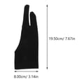 thumbnail image 4 of STRANDCHIC Sketch Gloves Black for Tablet and Paper Use, 3 Pieces, Comfortable and Precise Drawing Accessories, 4 of 6