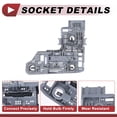 thumbnail image 4 of Cableado del Zócalo de Luz Trasera Derecha para Mercedes-Benz C-Class W204 Saloon 2012-2014 No.2048202577 Arnés de Pigtail ​Conector Pre-Cableado Tubos Termoretráctiles, 4 of 7