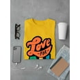 thumbnail image 3 of Love For All Banner T-Shirt Men -Smartprints Designs, Male 3X-Large, 3 of 4