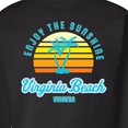 thumbnail image 3 of Inktastic Summer Enjoy the Sunshine Virginia Beach Virginia in Blue Adult Sweatshirt, 3 of 4