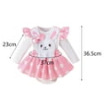 thumbnail image 4 of Vestido de conejo para niños Salvador con pajarita 0 a 3M, 4 of 9