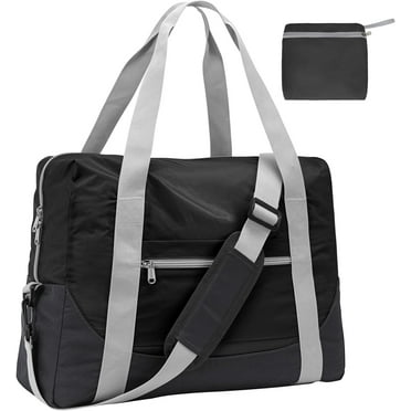 Spirit Airlines Personal Item Bag 18x14x8 Inch - 30L Carry on Personal Item Travel Bag for Short Trip with Shoulder Strap, Lightweight Compact Underseat Foldable Travel Duffel Bags, Black