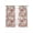 Red, variant on Vintage Spring Floral Sheer Curtains 45 Inch Length 2 Panels Set, Botanical Summer Pink Green Voile Window Treatment Rod Pocket Small Kitchen Curtains Drapes for Bedroom 52"x45"x2