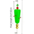thumbnail image 2 of GLFILL 1-8pcs Fishing Bobbers Popping Corks Float Rig Rattle With Swivel Copper Pendant For Saltwater Fresh Water Fishing Accessories Green 1pc, 2 of 9