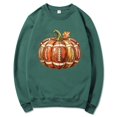 thumbnail image 4 of LIZUOJUN Crewneck Sweatshirt for Women Oversized Pullover Football Pumpkin Graphic Long Sleeve Casual Game Day Outfits for Women Fall Halloween Cozy L, 4 of 7