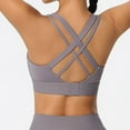 thumbnail image 4 of XFHLMJFF Sports Bras for Women High Support Racerback High Strength Shockproof Running Fitness Workout Bra, 4 of 4
