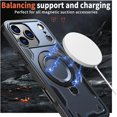 thumbnail image 2 of MYKOMI Magnetic Case for iPhone 17 Pro Max,Military Grade Protection Heavy Duty Shockproof with Rotating Ring Kickstand Case Cover for iPhone 17 Pro Max, 2 of 6