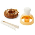 thumbnail image 3 of Donut Cutters Set,Cookie Cutter Round for Baking Donut Mould Maker Plastic with Dipping Plier, Cake Mold Biscuit Cutter Non-Stick Mold Baking DIY Donut Tools, 3 of 7