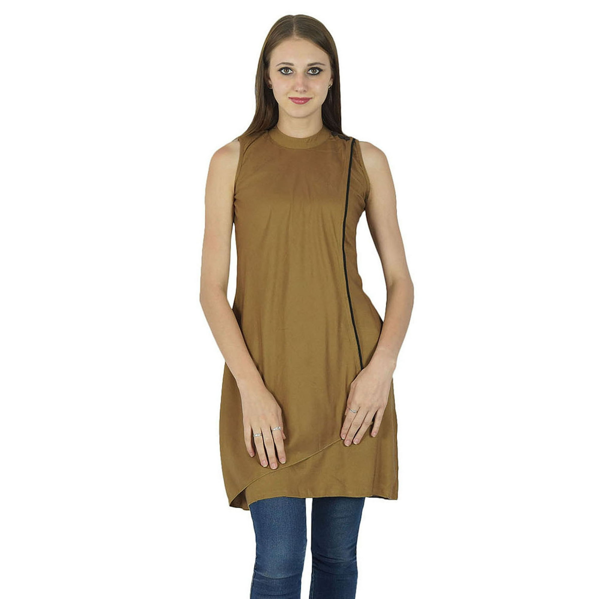 Phagun Indian Designer Bollywood Kurta Women Ethnic Kurti Rayon Casual Dress 