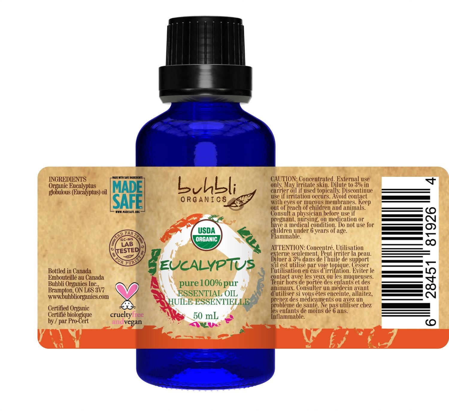 Huile Essentielle d'Eucalyptus Bio 50 ml