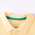 thumbnail image 5 of Girls Boys Collared Long Sleeve Tee Top Button Placket Breathable Cotton Pullover Regular Fit Shirt for Kids School Casual Daily Outfits 1-2Y, 5 of 9