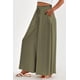 thumbnail image 5 of Pantalones PRETTYGARDEN Palazzo Pierna Ancha Verde Ejército XXL, 5 of 8