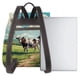 thumbnail image 3 of Disketp Prairie Pasture Cow Mochila de Cuero para Mujer, Bolso de Espalda Antirrobo con Estilo para Viaje, Trabajo y Uso Diario, 3 of 4