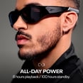 thumbnail image 3 of Gafas de sol Smart Audio Reebok con lente polarizada negra nitrosa, 3 of 6