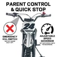thumbnail image 4 of SYX MOTO TrailBlazer 40cc 4-Stroke Kids Gas Mini Dirt Bike, Automatic Off-Road Pit Bike for Beginners, Black, 4 of 4