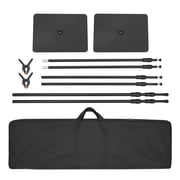 Pipe and Drape Kit Heavy Duty Backdrop Stand Carbon Steel Base 10x10 ft
